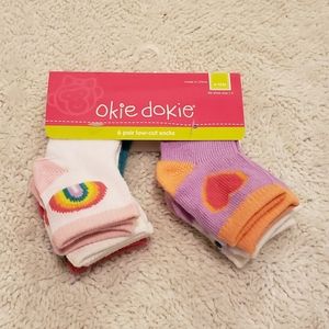 Okie Dokie 6 Pair Low-Cut Socks